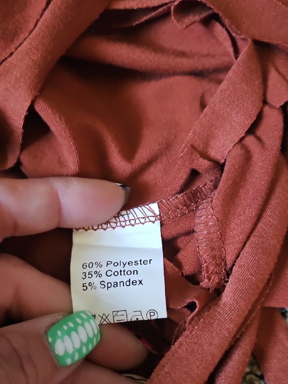 Cowboy Fringe Tank Top - Rust - Picture 4 of 4